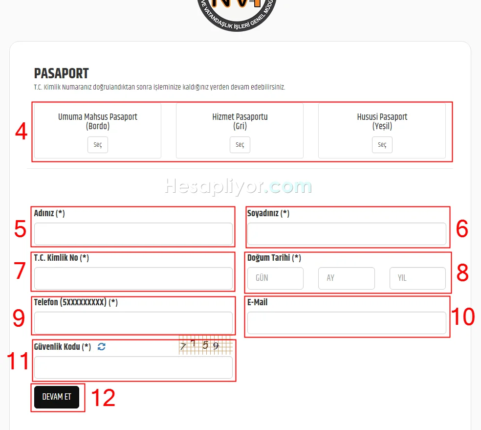 Pasaport Ücreti Hesaplama 2026